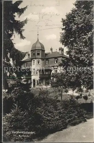 Kirchheimbolanden Kurhaus Kat. Kirchheimbolanden