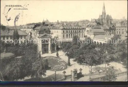 Wiesbaden Kochbrunnen Kat. Wiesbaden