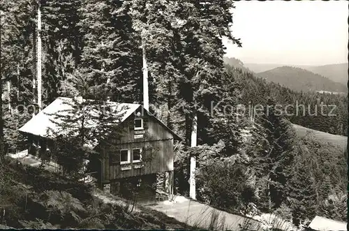 Schiltach Naturfreundehaus Waldhaeusle Wittichen  Kat. Schiltach Schwarzwald