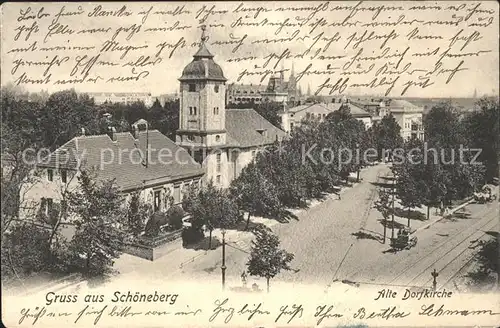 Schoeneberg Berlin Alte Dorfkirche Kat. Berlin