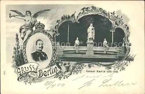 Berlin Kaiser Karl IV  Kat. Berlin