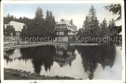 Feldberg Schwarzwald Haus Teich Kat. Feldberg (Schwarzwald)