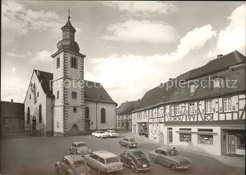Rockenhausen Marktplatz Ev. Kirche Kat. Rockenhausen
