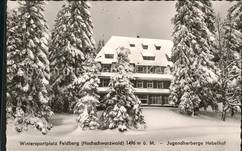 Feldberg Schwarzwald Jugendherberge Hebelhof Kat. Feldberg (Schwarzwald)