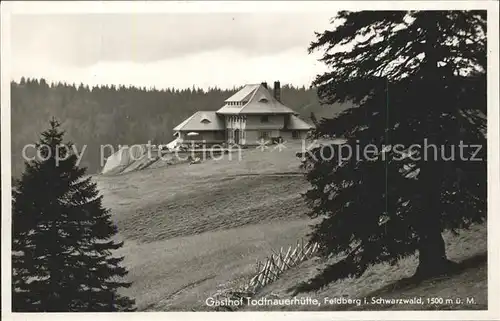 Feldberg Schwarzwald Todtnauerhuette Kat. Feldberg (Schwarzwald)