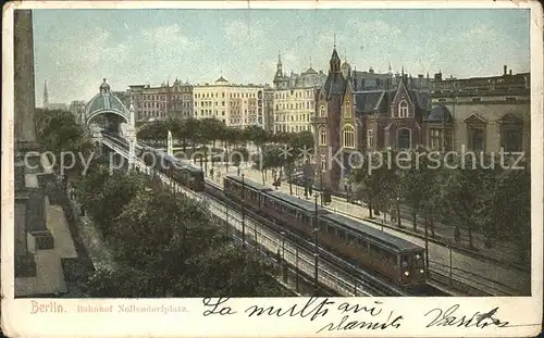 Berlin Hochbahnhof Nollendorfplatz Kat. Berlin