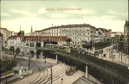 Berlin Hochbahnhof Schlesisches Tor Kat. Berlin