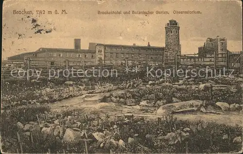 Brocken Hotel und Botanischer Garten Observatorium Kat. Wernigerode