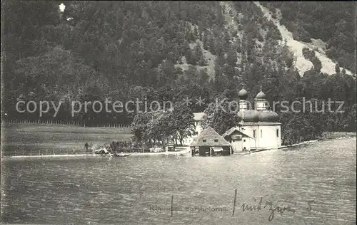 Koenigsee Berchtesgaden Bartholomae Kat. Berchtesgaden