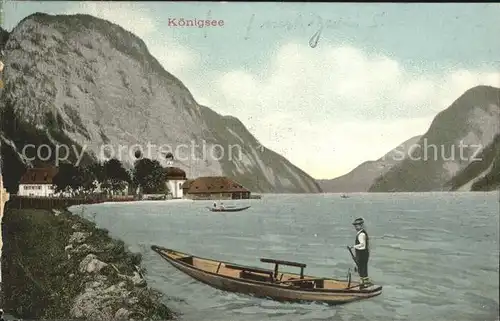 Koenigsee Berchtesgaden Boot Kat. Berchtesgaden