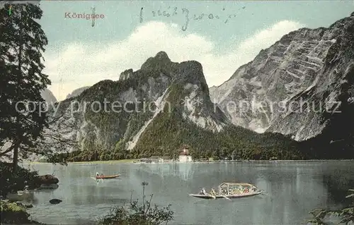 Koenigsee Berchtesgaden Boote Kat. Berchtesgaden