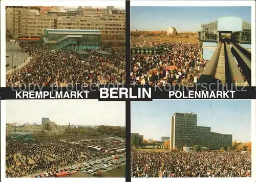 Berlin Kremplmarkt Polenmarkt Kat. Berlin