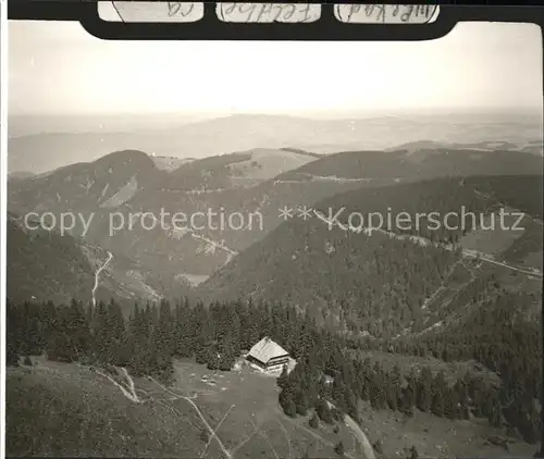 Feldberg Schwarzwald Fliegeraufnahme Kat. Feldberg (Schwarzwald)