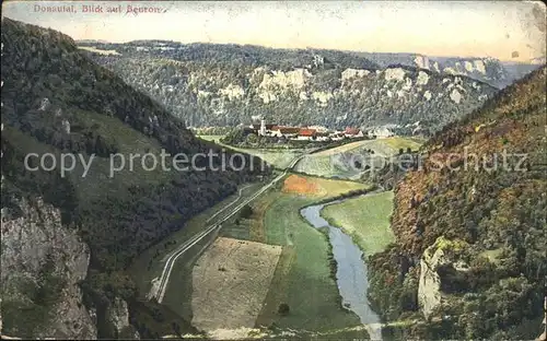 Beuron Donautal Blick ins Donautal mit Beuron / Beuron /Sigmaringen LKR