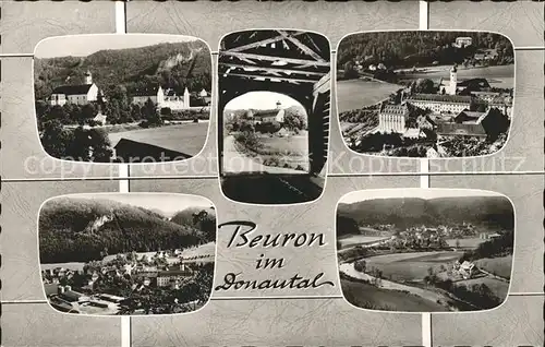 Beuron Donautal Orts und Teilansichten Kloster / Beuron /Sigmaringen LKR