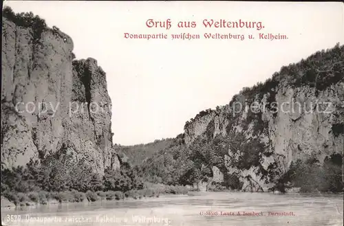 Weltenburg Kelheim Donaupartie Kat. Kelheim