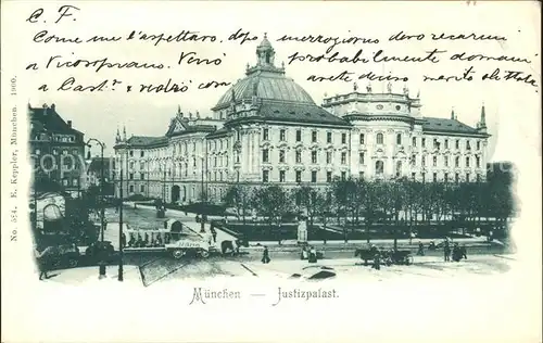 Muenchen Justizpalast Kat. Muenchen