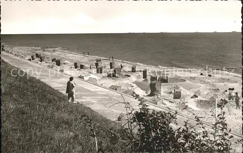 Wyk Foehr Strandpartie Kat. Wyk auf Foehr