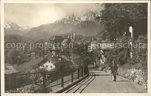 Berchtesgaden Strassenpartie Kat. Berchtesgaden