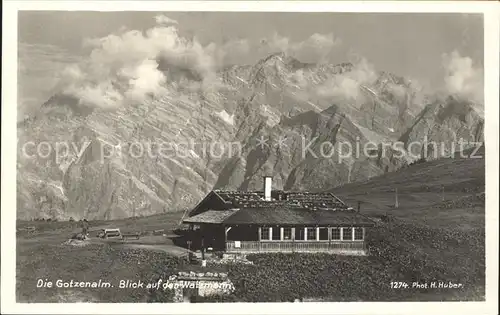 Berchtesgaden Gotzenalm mit Watzmann Kat. Berchtesgaden