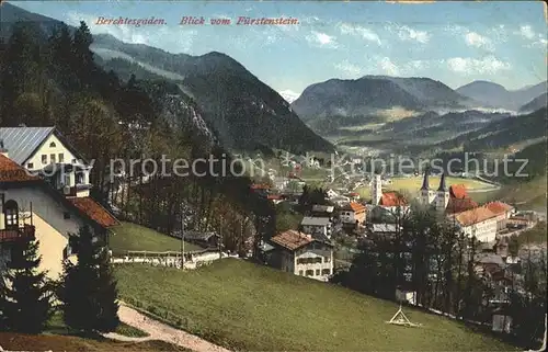 Berchtesgaden Blick vom Fuerstenstein Kat. Berchtesgaden