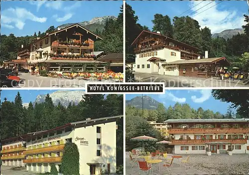Berchtesgaden Hotel Koenigssee Teilansichten Kat. Berchtesgaden