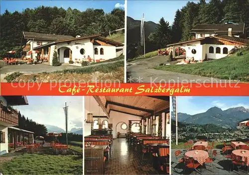Berchtesgaden Cafe Restaurant Salzbergalm Teilansichten Kat. Berchtesgaden