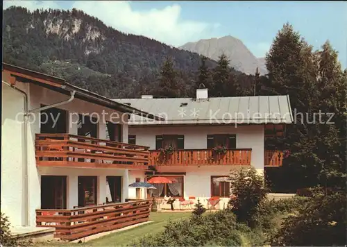 Berchtesgaden Gaestehaus Weiherbach Kat. Berchtesgaden