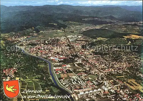 Loerrach Fliegeraufnahme Kat. Loerrach