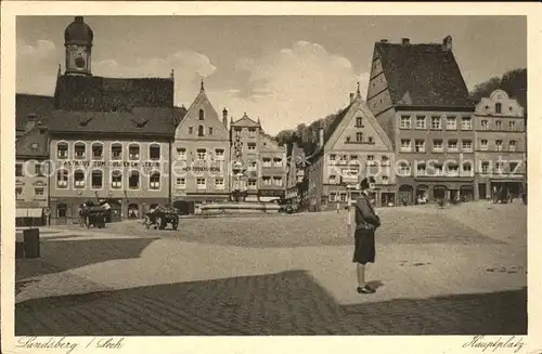 Landsberg Lech Hauptplatz Kat. Landsberg am Lech