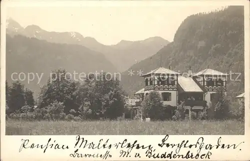 Berchtesgaden Villa Buddenbrock Kat. Berchtesgaden