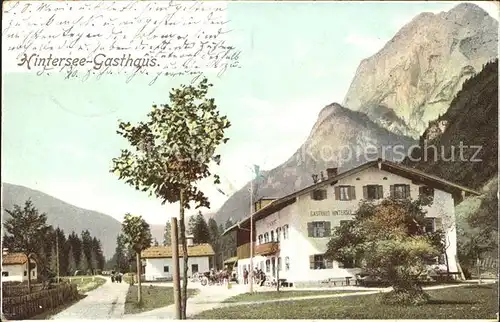 Berchtesgaden Hintersee Gasthaus Kat. Berchtesgaden