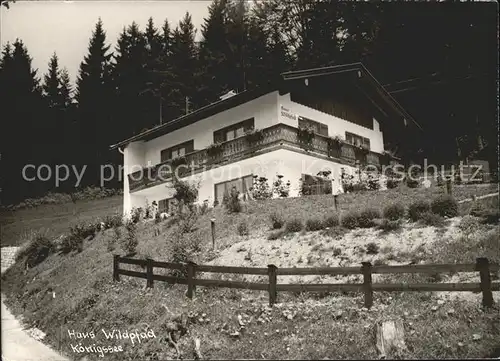 Koenigsee Berchtesgaden Haus Wildpfad Kat. Berchtesgaden