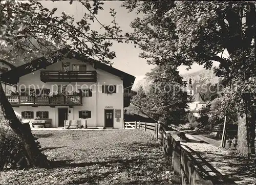 Ramsau Berchtesgaden Landhaus Schusterhaeusl Kat. Ramsau b.Berchtesgaden