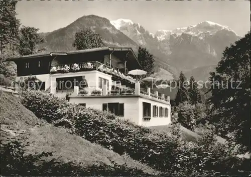 Berchtesgaden Haus Braun Fremdenheim Kat. Berchtesgaden