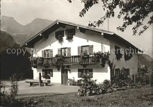 Marktschellenberg Haus Josef Angerer Kat. Marktschellenberg