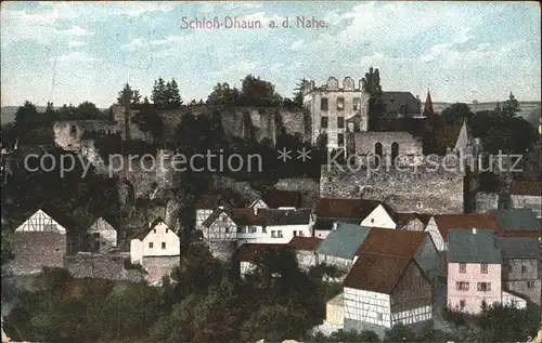 Dhaun an der Nahe mit Schloss Kat. Hochstetten Dhaun