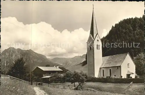 Tiefenbach Oberstdorf Kirche Kat. Oberstdorf