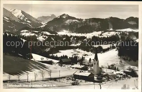 Tiefenbach Oberstdorf Panorama Kat. Oberstdorf