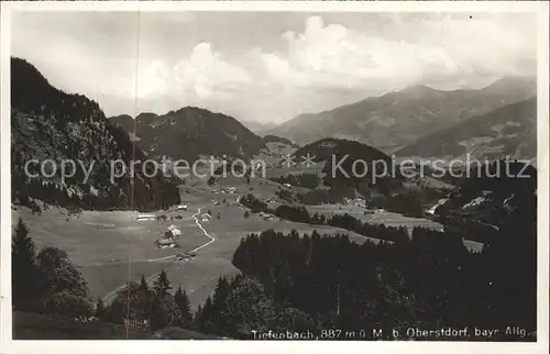 Tiefenbach Oberstdorf Panorama Kat. Oberstdorf