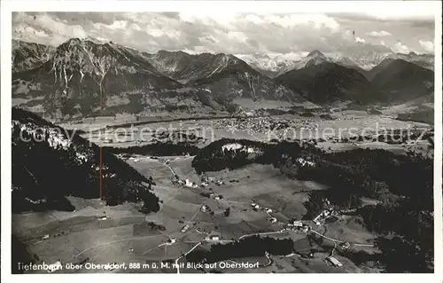 Tiefenbach Oberstdorf Totalansicht Kat. Oberstdorf