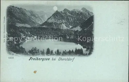 Oberstdorf mit Alpen Kat. Oberstdorf