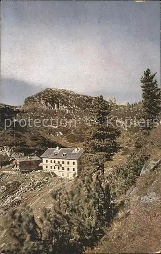 Funtensee Kaerlinger Haus mit Glunkerer Kat. Berchtesgaden