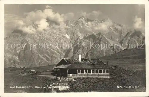 Watzmann mit Gotzenalm Kat. Berchtesgaden