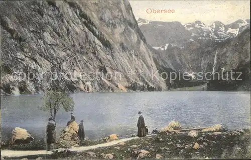 Berchtesgaden Partie am Obersee Kat. Berchtesgaden