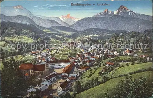 Berchtesgaden Blick vom Lockstein Kat. Berchtesgaden