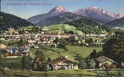 Berchtesgaden mit Untersberg Kat. Berchtesgaden