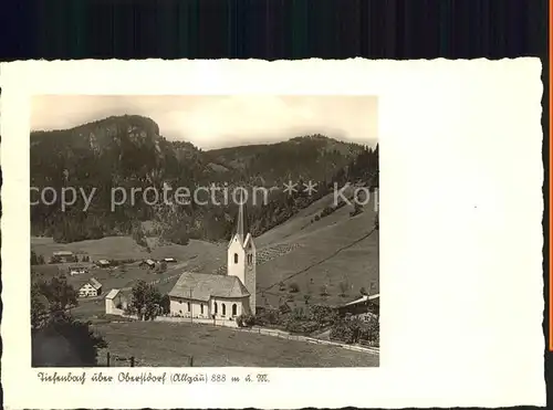 Tiefenbach Oberstdorf Kirche Kat. Oberstdorf