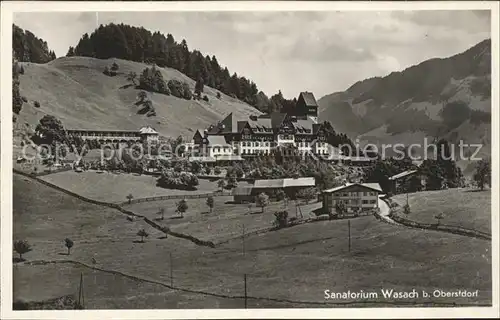 Oberstdorf Sanatorium Wasach Kat. Oberstdorf