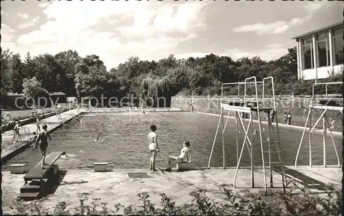 Saarlouis Staedt. Freibad Kat. Saarlouis